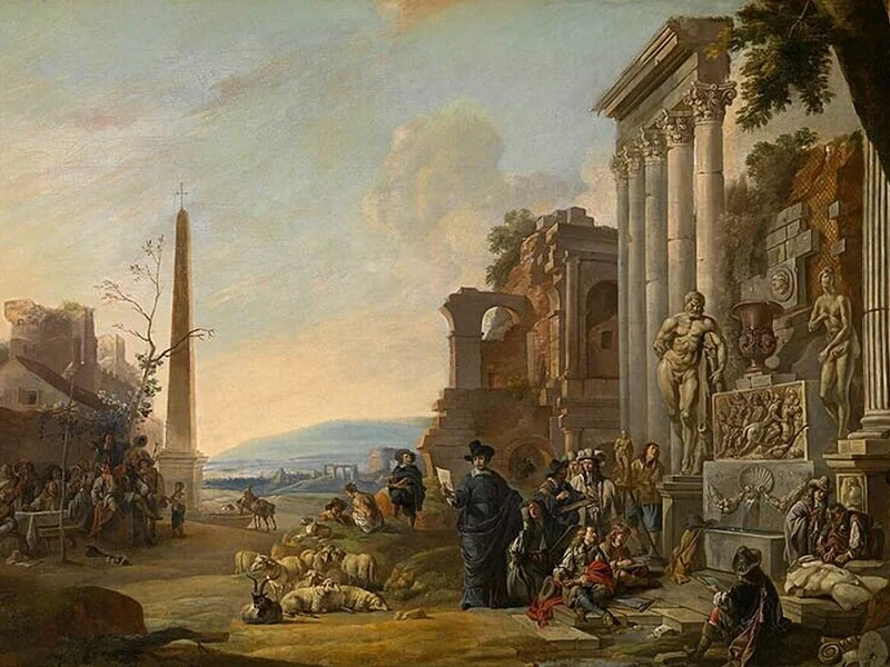 1616-Anton Goubau - Lo studio dell'arte a Roma